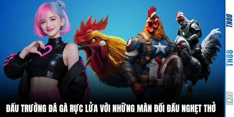 Đấu trường đá gà rực lửa với những màn đối đầu nghẹt thở 
