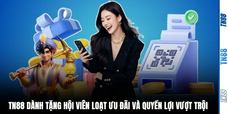 TN88 dành tặng hội viên loạt ưu đãi và quyền lợi vượt trội 
